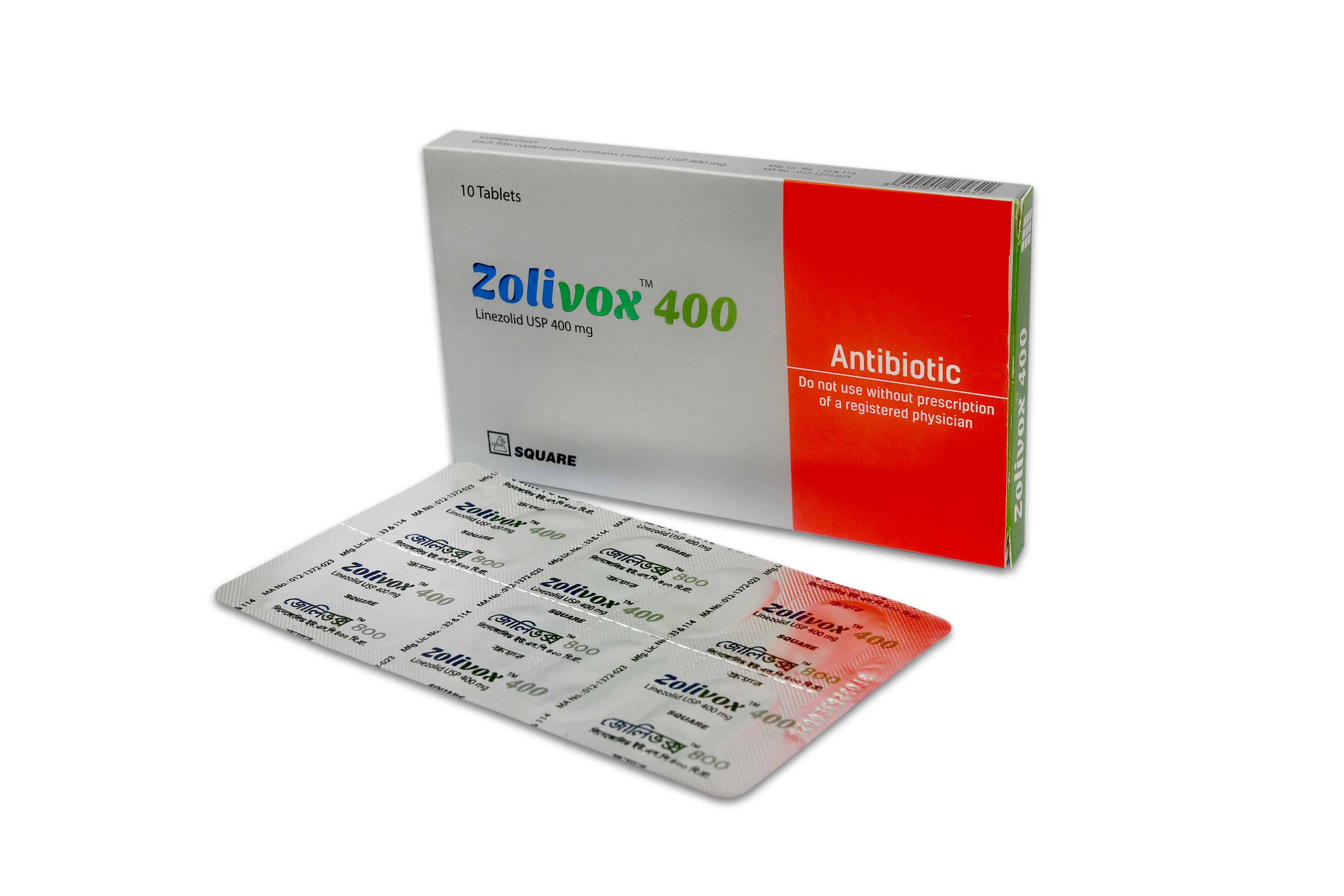 Zolivox 400 mg Tablet