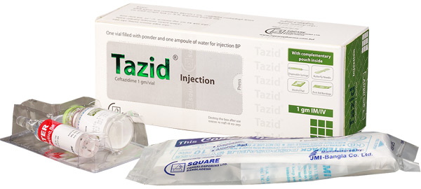 Tazid 1 gm/vial Injection