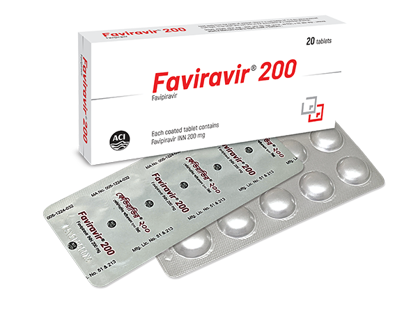 Faviravir 200 mg Tablet