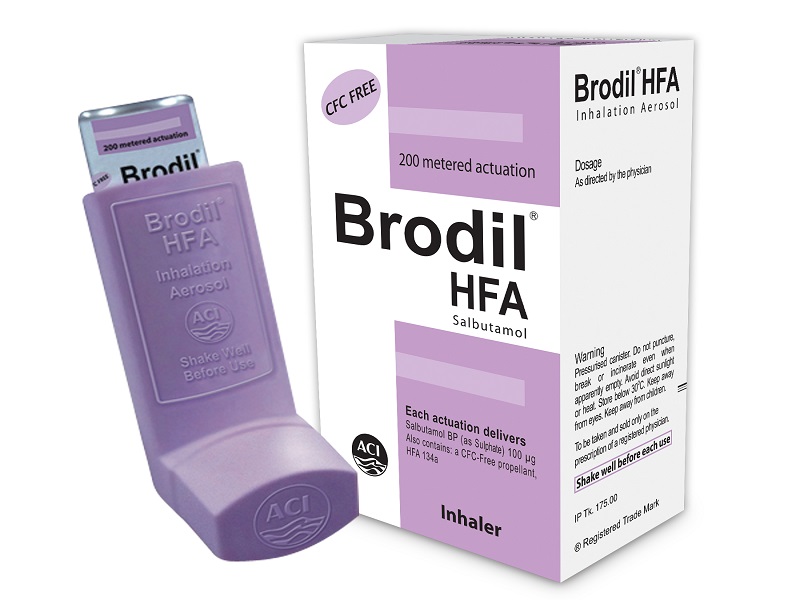 Brodil 100 mcg/Spray Inhaler