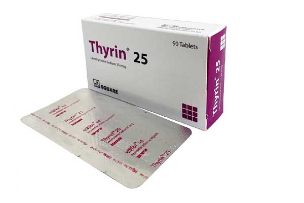 Thyrin 25 mcg Tablet