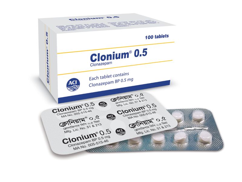 Clonium 0.5 mg Tablet
