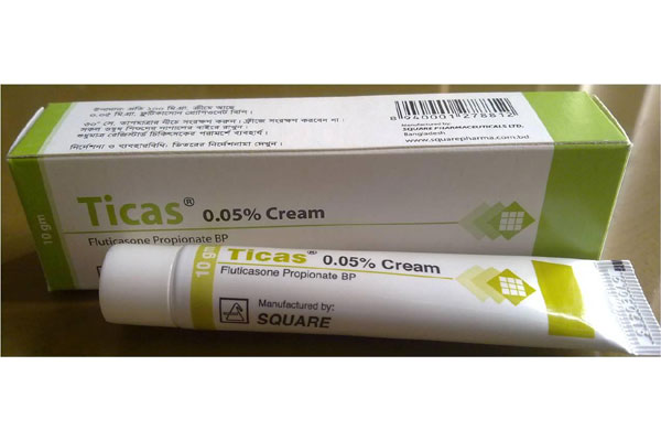 Ticas 5 mg/100 gm Ointment