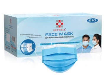 Surgical Face Mask Getwell 3-Ply